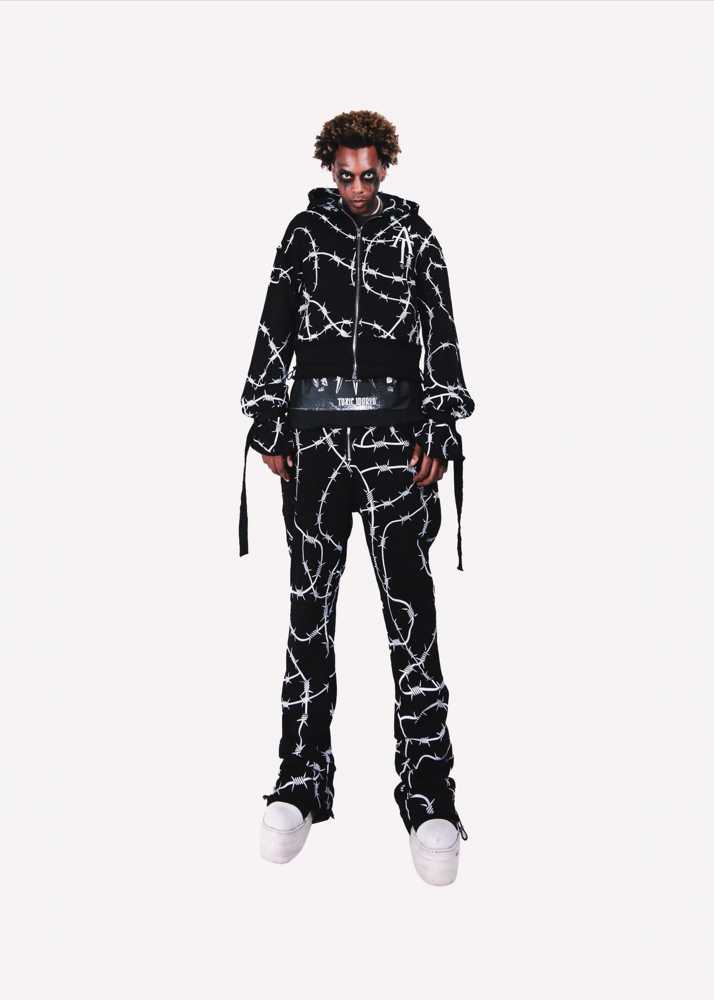 #BARBWIRE Baggy Stacked Pants